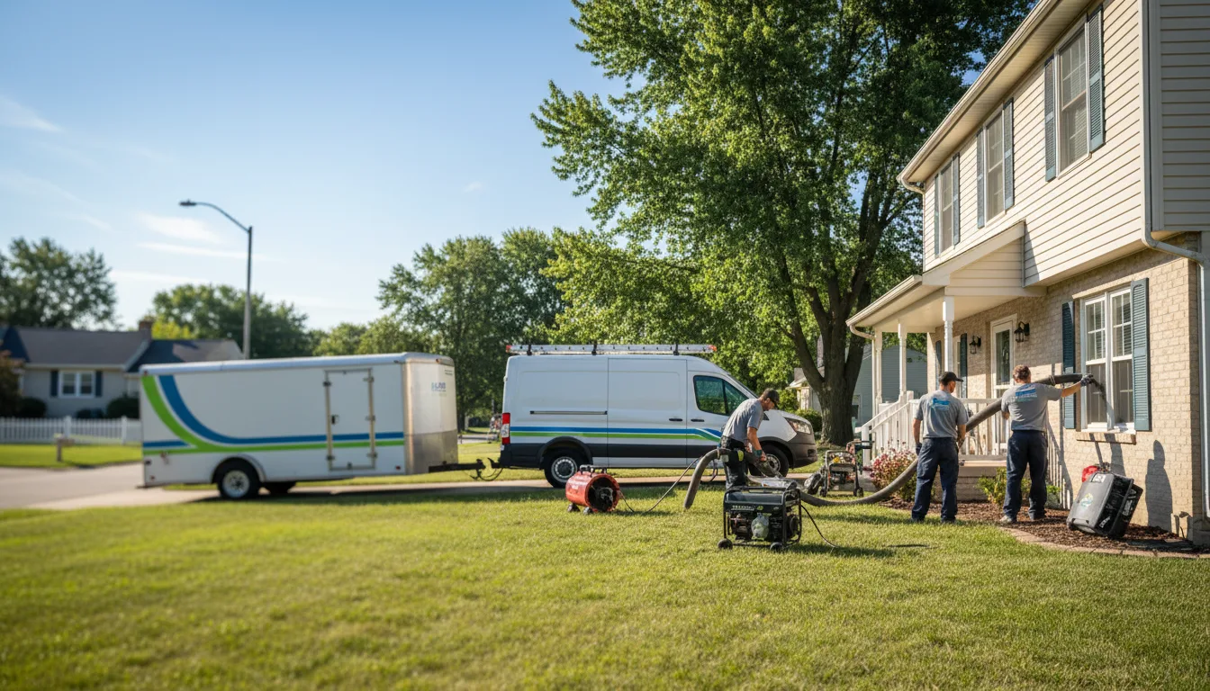 Flooded Basement Restoration And Cleanup With Repair in Sandyville, OH near me